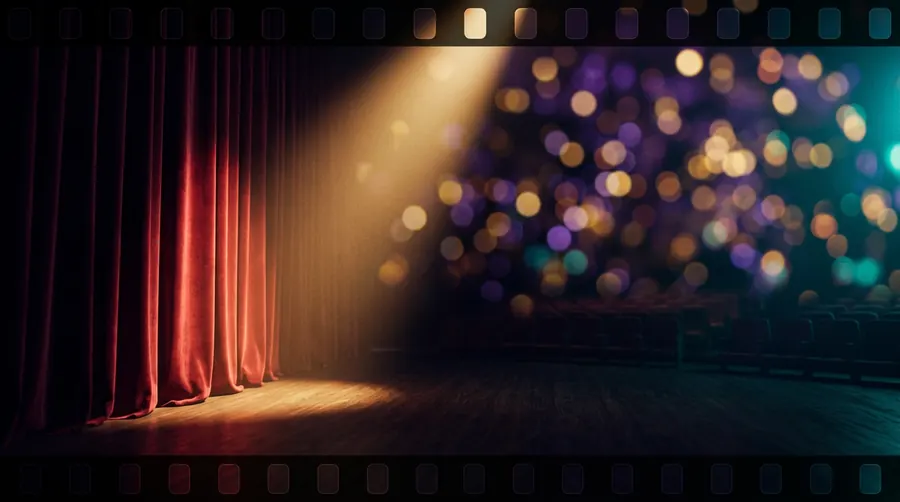 Film and media analytics — decorative card art, not live data